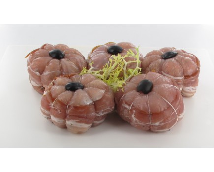 Paupiettes dinde bacon olives 5x225g