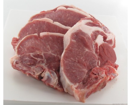 6 côtes filet 1500g Porc noir BIGORRE